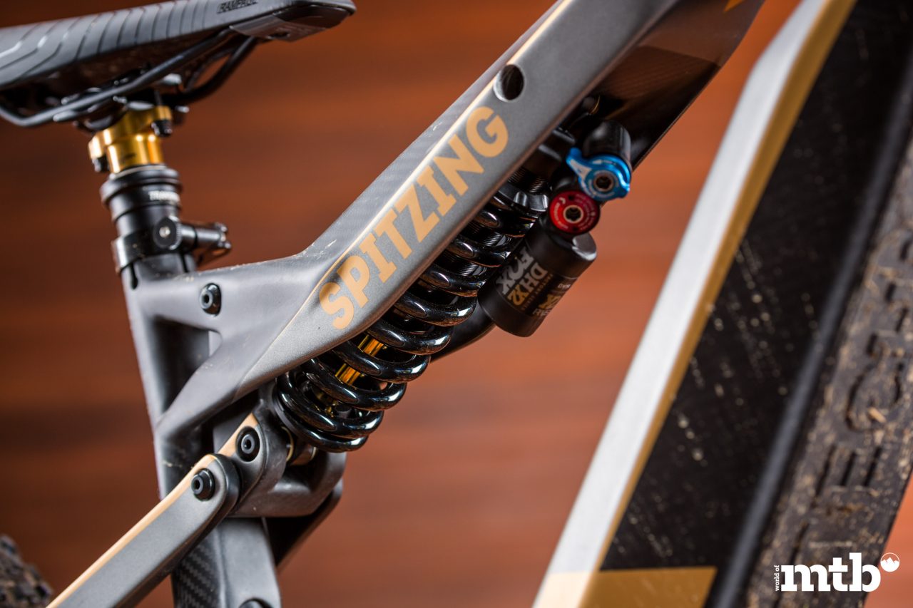 Test: M1 Das Spitzing Evolution Bobby Root Edition E-Bike 2020 Dämpfer