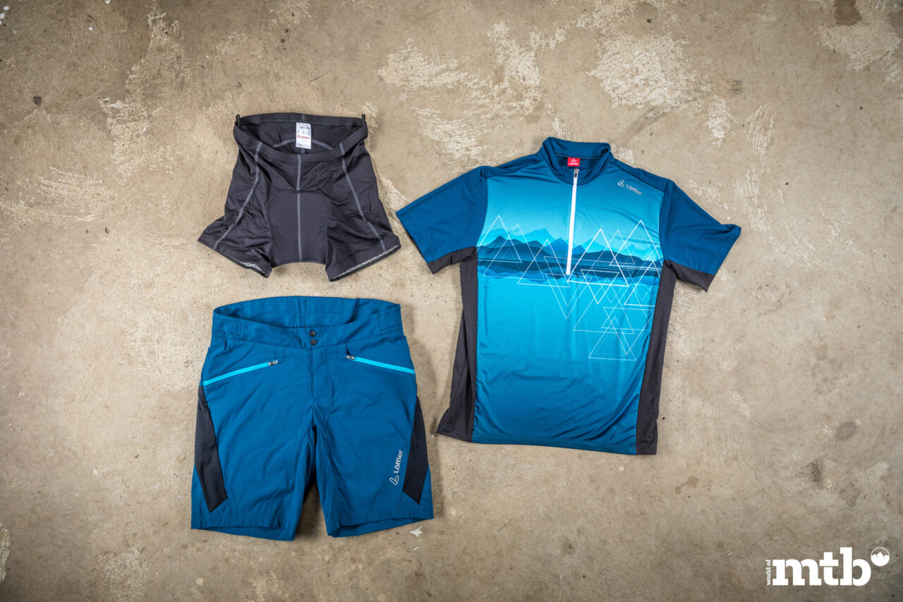 LÖFFLER M Bike Shirt HZ Peaks / Shorts Swift CSL