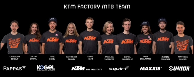 Neue Struktur und Fahrerzugänge für das KTM Factory MTB Team
